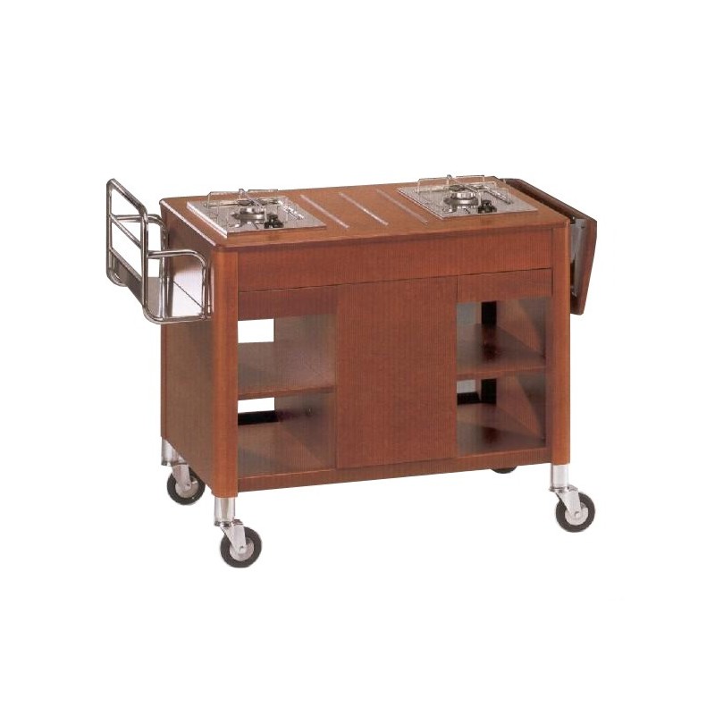CARRELLO FLAMBE' 2F.cm115x55  - 3462061 | Novalberghiera