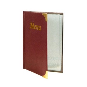 MENU BASIC BORDEAUX A5  - 3493001 | Novalberghiera
