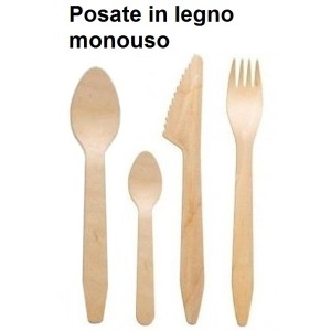 POSATE MONOUSO ECOWOOD  - 3905999 | Novalberghiera