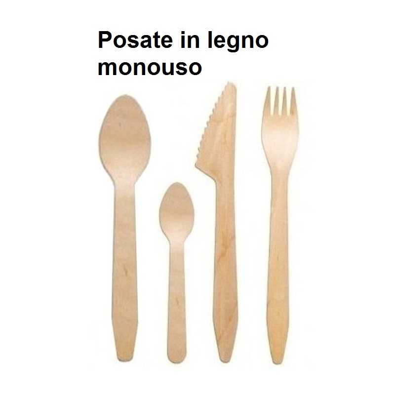 POSATE MONOUSO ECOWOOD  - 3905999 | Novalberghiera