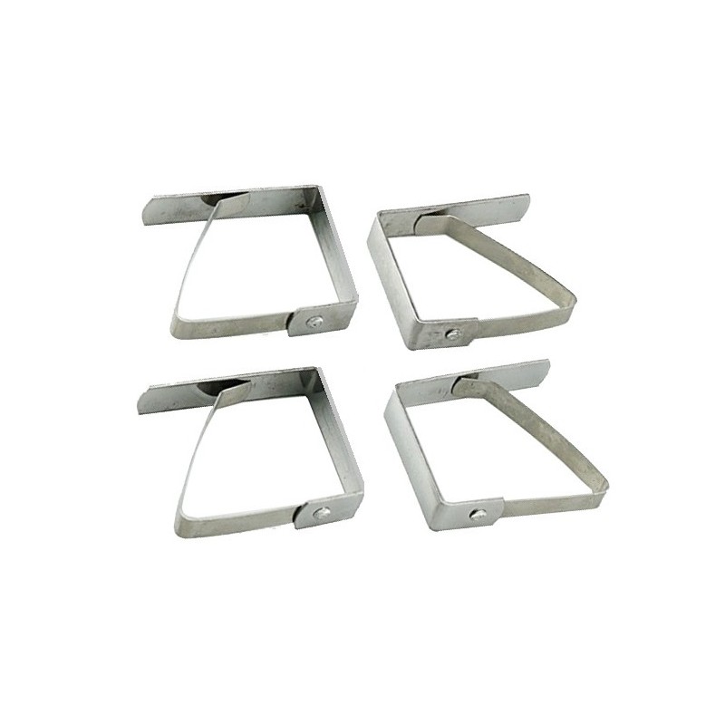 N.4 FERMATOVAGLIE INOX  - 3912003 | Novalberghiera