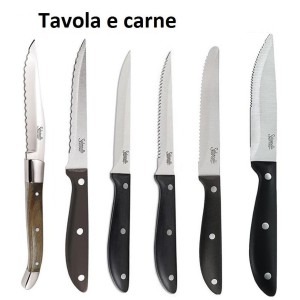 COLTELLI TAVOLA CARNE/PIZZA  - 4229999 | Novalberghiera