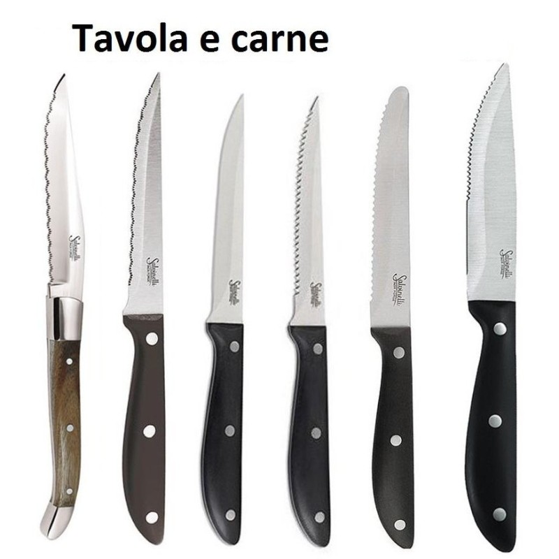 COLTELLI TAVOLA CARNE/PIZZA  - 4229999 | Novalberghiera