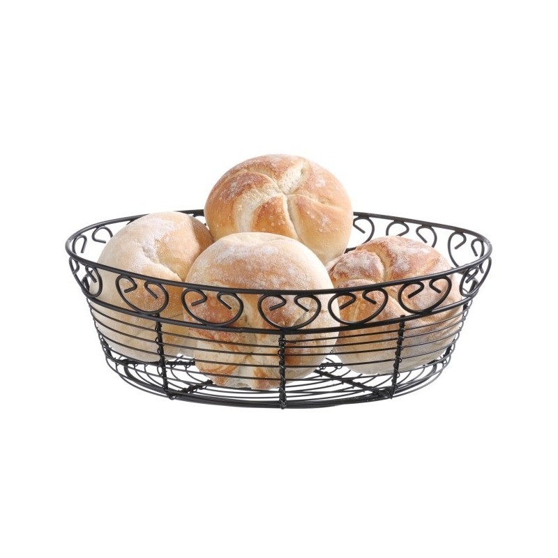 CESTO OVALE NERO cm 25x16  - 4493001 | Novalberghiera