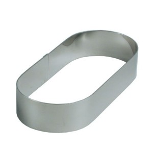 ST OVALE INOX cm 30x26x4h  - 4565030 | Novalberghiera