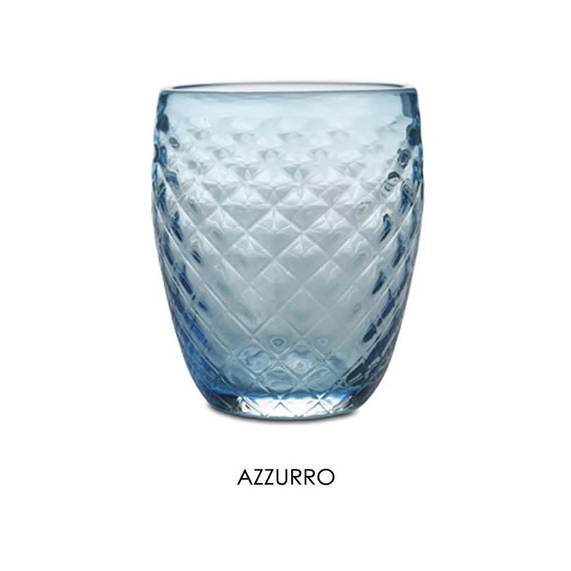 BICCHIERE ANTIGUA AZZURRO cl.31  - 4628001 | Novalberghiera
