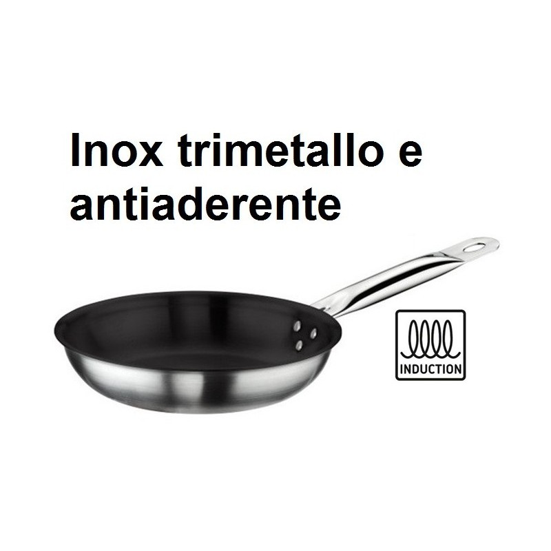 PADELLA INOX TRIM+ANTIADERENTE  - 5299999 | Novalberghiera