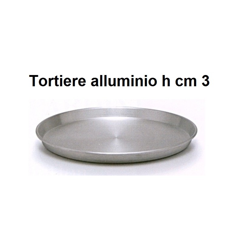 TORTIERA ALLUMINIO cm 3 h  - 534999 | Novalberghiera