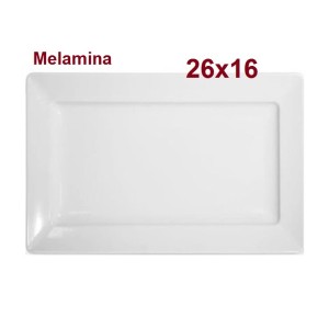 VASSOIO MELAMINA BI.cm 26x16  - 5682014 | Novalberghiera