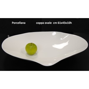 COPPA PORCELLANA cm 61x43x10h  - 5695003 | Novalberghiera