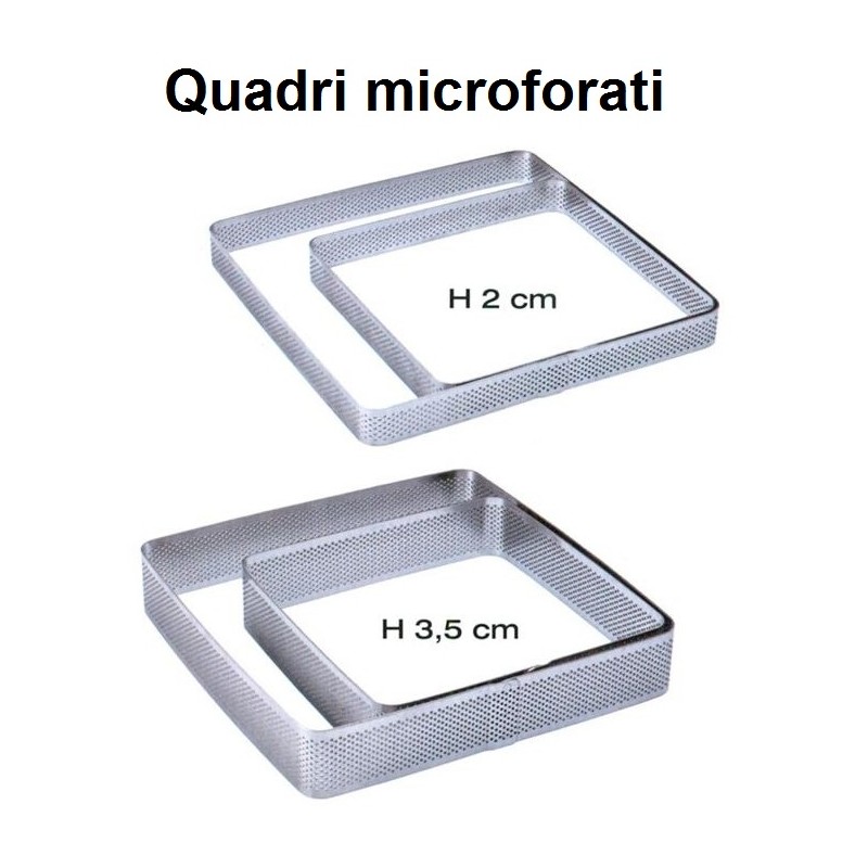 QUADRO INOX MICROF.h cm 2 e 3,5  - 5816999 | Novalberghiera