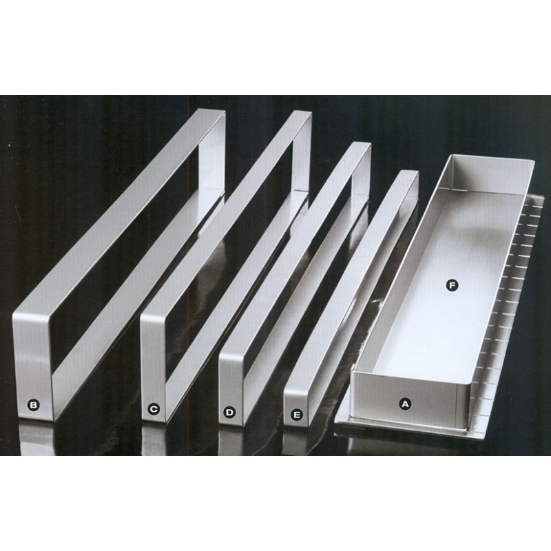 RETT.INOX ADAPT.mm 590x95x30h  - 5820001 | Novalberghiera