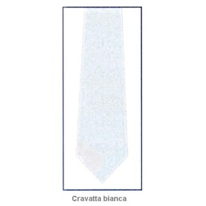 CRAVATTA BIANCA -115100  - 610014 | Novalberghiera