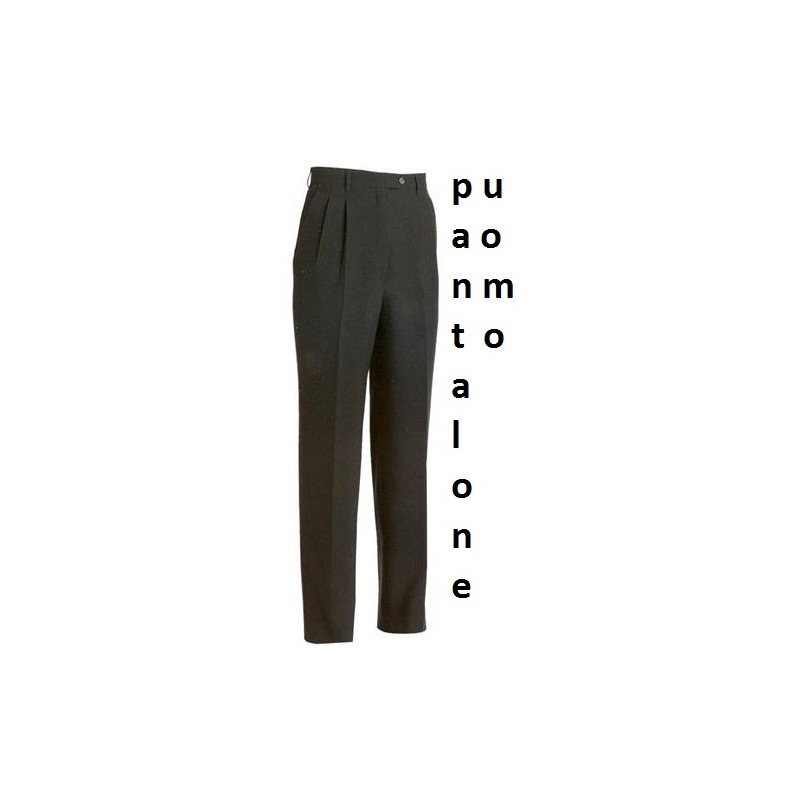 PANTALONE UOMO NERO  - 621999 | Novalberghiera