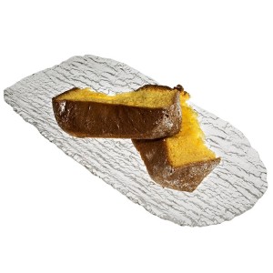 PIATTO VETRO PAROS cm 47x23  - 7001005 | Novalberghiera