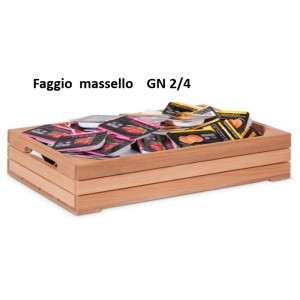 CASSETTA LEGNO GN 2/4  - 716024 | Novalberghiera