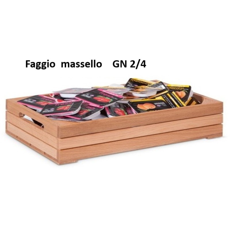 CASSETTA LEGNO GN 2/4  - 716024 | Novalberghiera
