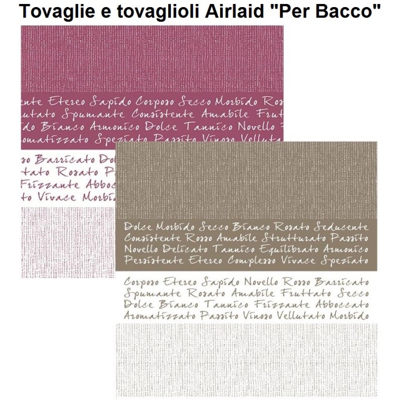 TOVAGLIE TOVAGLIOLI BACCO  - 733999 | Novalberghiera