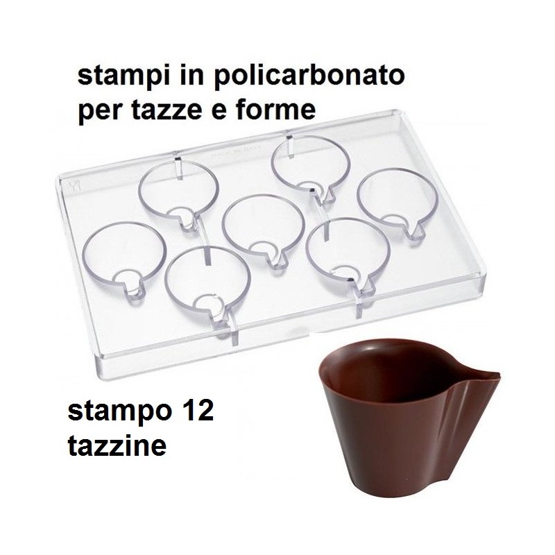 STAMPO 12 TAZZINE -GU500  - 964034 | Novalberghiera