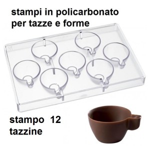 STAMPO 12 TAZZINE -GU502  - 964035 | Novalberghiera