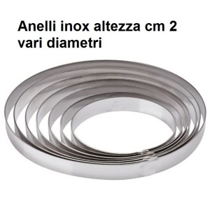 SERIE ANELLI INOX cm.2h  - 990999 | Novalberghiera