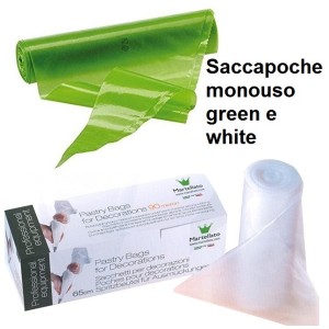 SACCAPOCHE GREEN-WHITE  - 2787999 | Novalberghiera