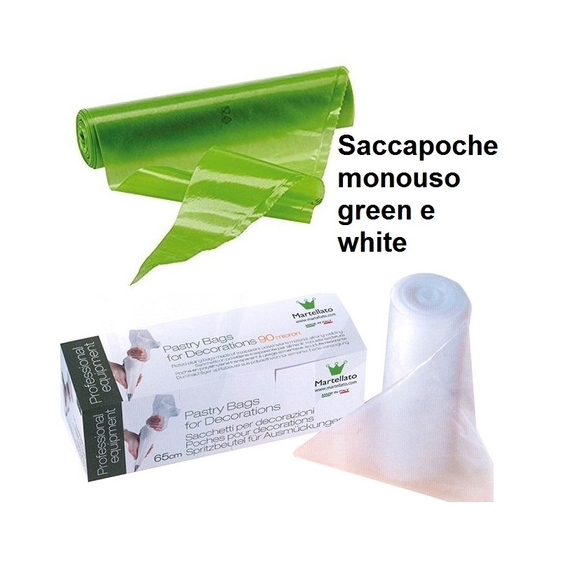 SACCAPOCHE GREEN-WHITE  - 2787999 | Novalberghiera