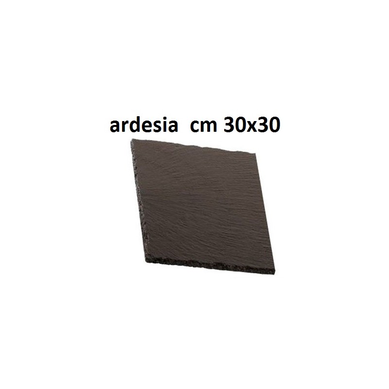 PIATTO ARDESIA cm 30x30  - 3006030 | Novalberghiera