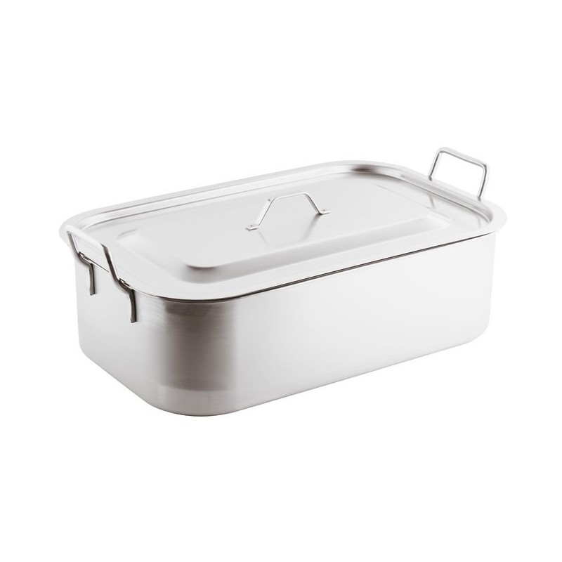 BRASIERA INOX C/C cm61x43  - 4001061 | Novalberghiera