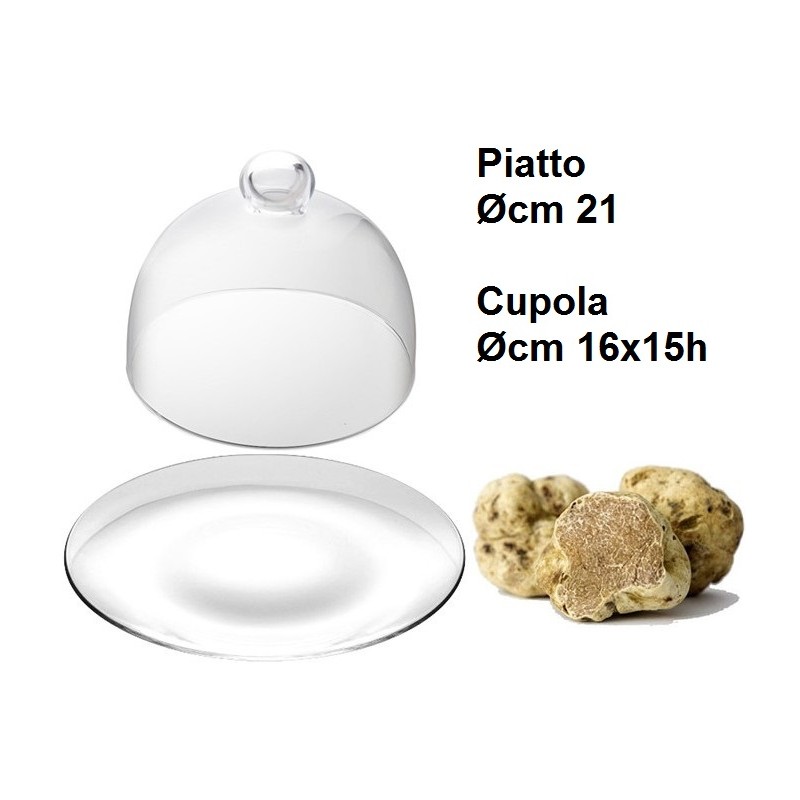 PIATTO E CUPOLA cm 21x16,5h  - 4919000 | Novalberghiera