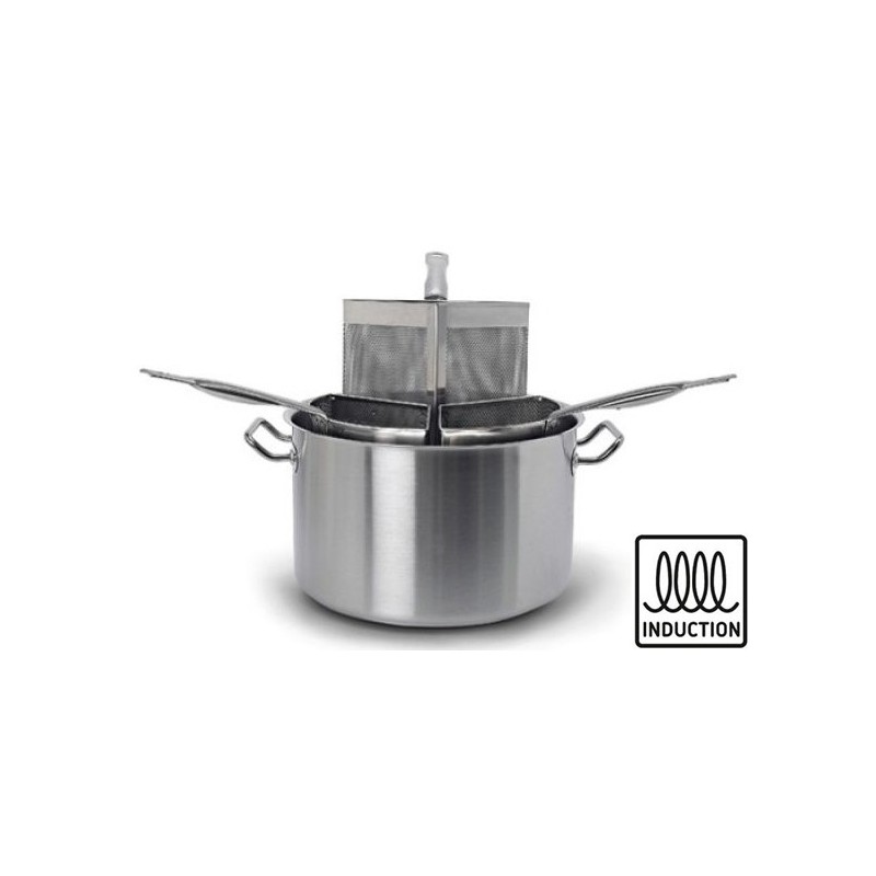 CASS.INOX +3 SPICCHI cm 36  - 1940135 | Novalberghiera