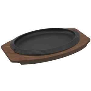 PIASTRA GHISA+LEGNO OV.32x22  - 2560032 | Novalberghiera