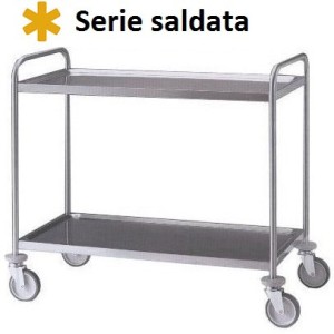 CARRELLO INOX 2P/saldati 89x59  - 3487082 | Novalberghiera