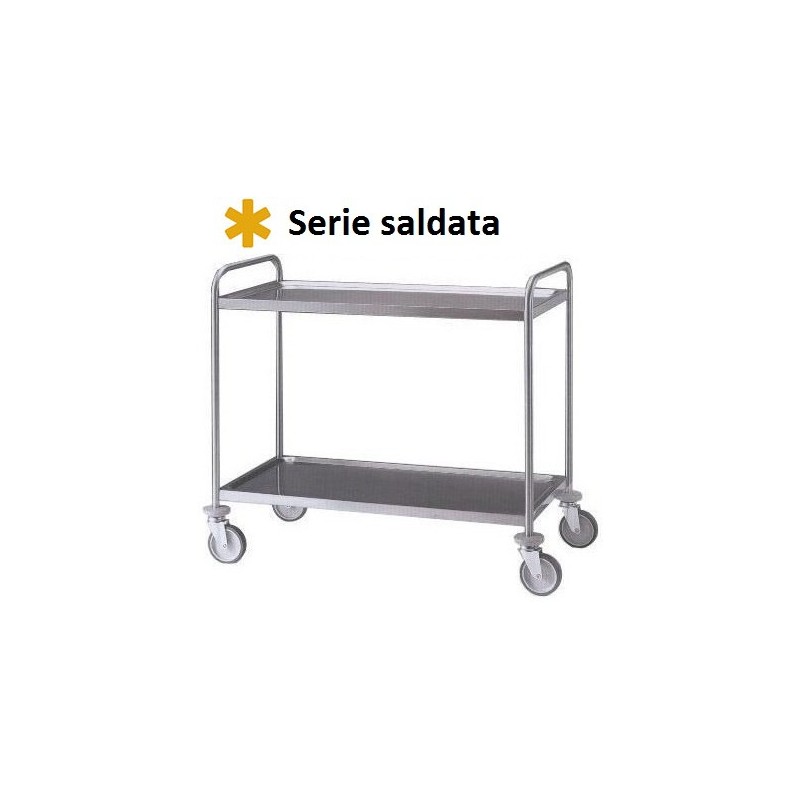 CARRELLO INOX 2P/saldati 89x59  - 3487082 | Novalberghiera