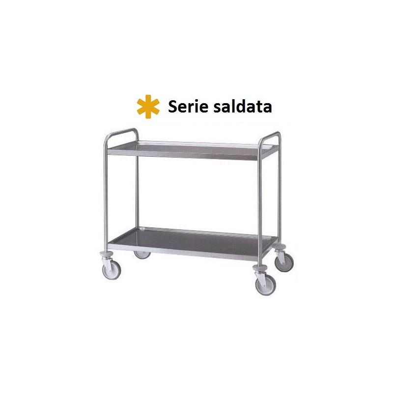 CARRELLO INOX 2P/saldati 109x59  - 3487102 | Novalberghiera