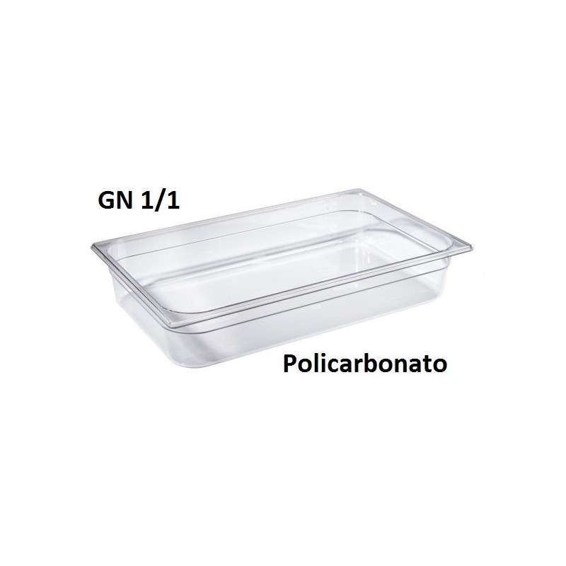 VASCA POLICARB. GN 1/1x10h  - 4610010 | Novalberghiera