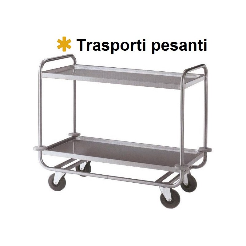CARRELLO INOX 2P MAXI 109x69  - 6435102 | Novalberghiera