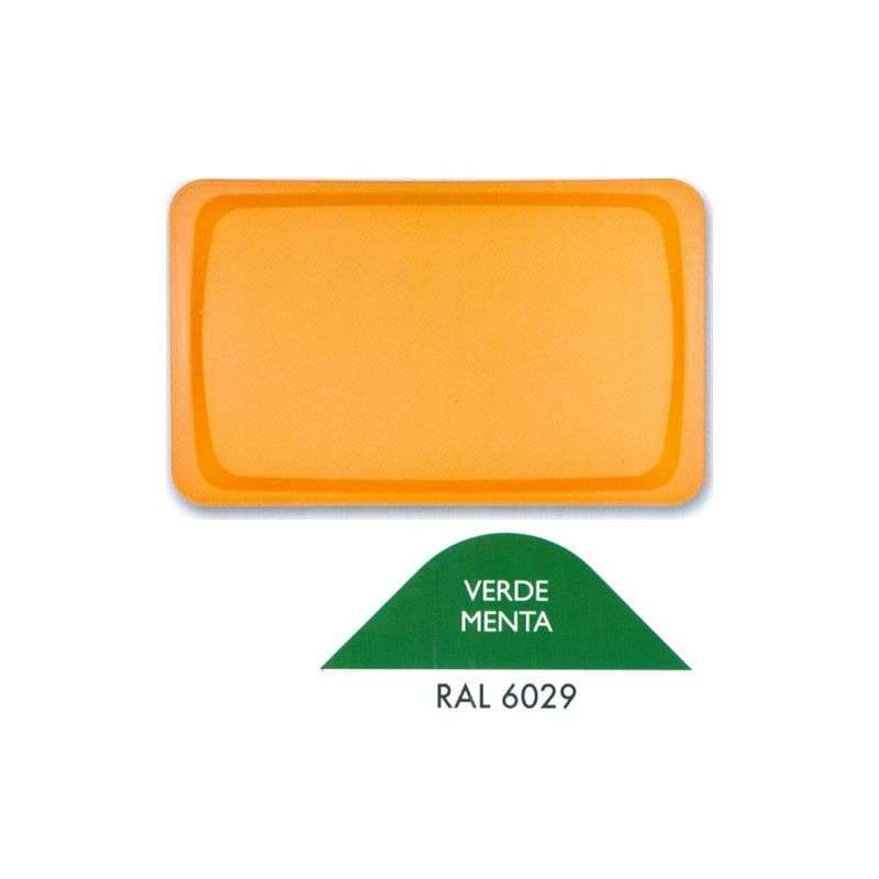 *VASSOIO POLIPR.53x32 VERDE M. su ord.  - 2879004 | Novalberghiera