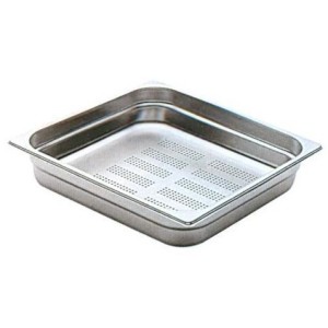 VASCA INOX FORATA GN 2/3x6h  - 3090006 | Novalberghiera