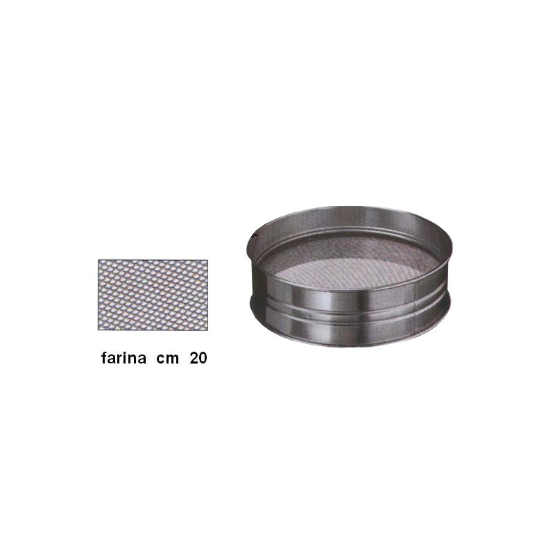 SETACCIO INOX FARINA cm20  - 3626020 | Novalberghiera