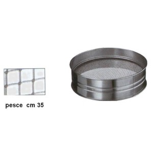 SETACCIO INOX PESCE cm35  - 3627035 | Novalberghiera