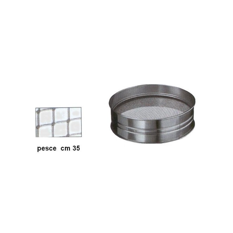 SETACCIO INOX PESCE cm35  - 3627035 | Novalberghiera