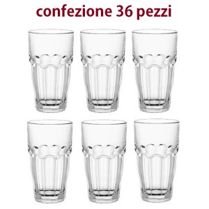 CONFEZIONE N.36 BICCHIERI BORMIOLI ROCK BAR PROMO cl.37  - 4133038 | N