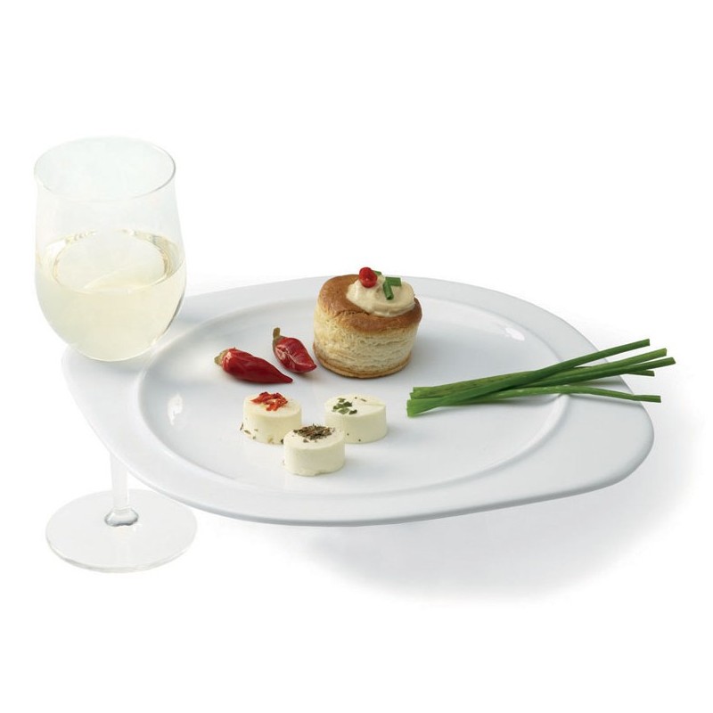 PIATTO PARTY PORC.cm 27x22  - 4984078 | Novalberghiera