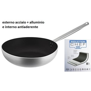 PADELLA F.INOX+ALL+ANT.cm 28  - 1428028 | Novalberghiera