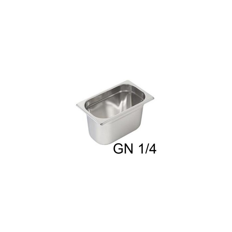 VASCA GN INOX 1/4 cm26,5x16x10h  - 3085010 | Novalberghiera