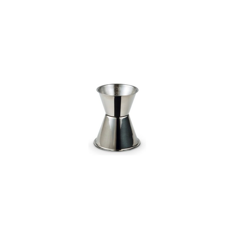 MISURINO COCKTAIL INOX 30/50ml.  - 182001 | Novalberghiera