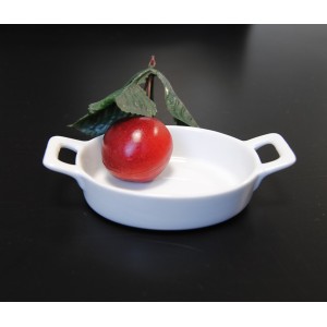 FINGER PORCELLANA OVALE cm 10  - 2263000 | Novalberghiera