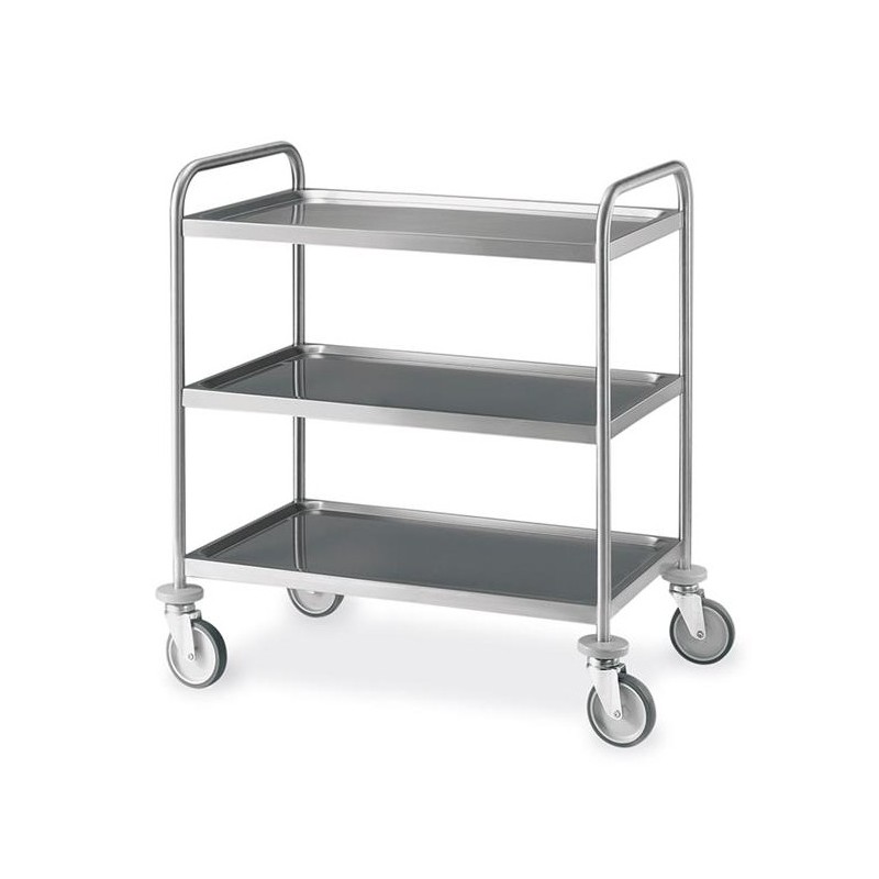 CARRELLO INOX 3P 80x50  - 2361380 | Novalberghiera