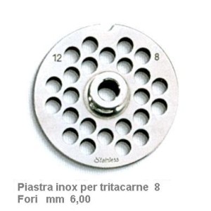PIASTRA INOX x TRITAC.8x6  - 2983006 | Novalberghiera